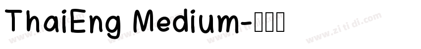 ThaiEng Medium字体转换